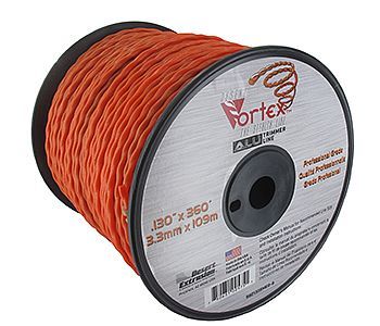 Vortex Alu Spiralform 3,3mm x 109m  (Spule)-orange